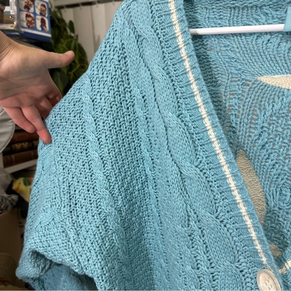 Taylor Swift 1989 Taylor’s Version Blue Cardigan Sweater MD/LG Official Merch - Picture 4 of 6